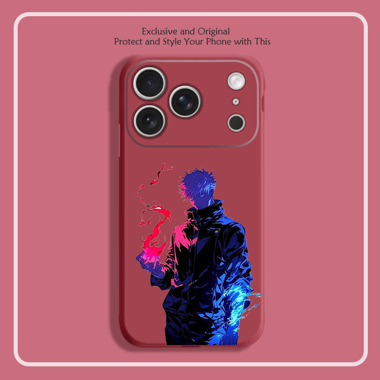 咒术回战 五条悟 动漫周边8色液态硅胶12手机壳11适用14苹果15 16 17PROMAX红米K90全包软VIVO小米13挂绳,3C数码配件,手机保护套/壳,淘宝优惠券,粉丝福利购,淘宝优惠卷