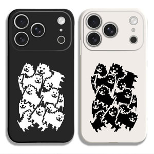 传说之下 undertale 波动狗 恶搞笑二次元手机壳适用iPhone15硅胶13苹果16液态12保护套17PROMAX挂绳VIVO