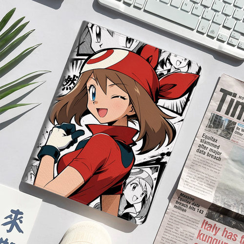 宠物卡通 小遥 动漫平板保护壳适用华为MatePad 11.5 2026款蚕丝纹带笔槽荣耀X8小米Redmi K Pad 13寸iPad
