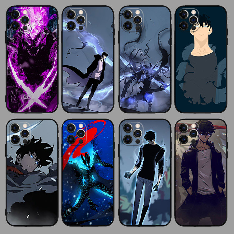 我独自升级动漫12液态硅胶手机壳适用13小米11苹果pro华为nova678