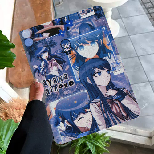 弹丸论破 舞园沙耶香 动漫偶像平板皮套适用ipad10保护壳pro13全包mini6软air56蚕丝纹10.9寸华为10.2笔槽