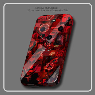 火影忍者 宇智波鼬 写轮眼30光面手机壳40适用mate60pro华为nova11保护套P50三星S23ultra菲林小米13荣耀70硬