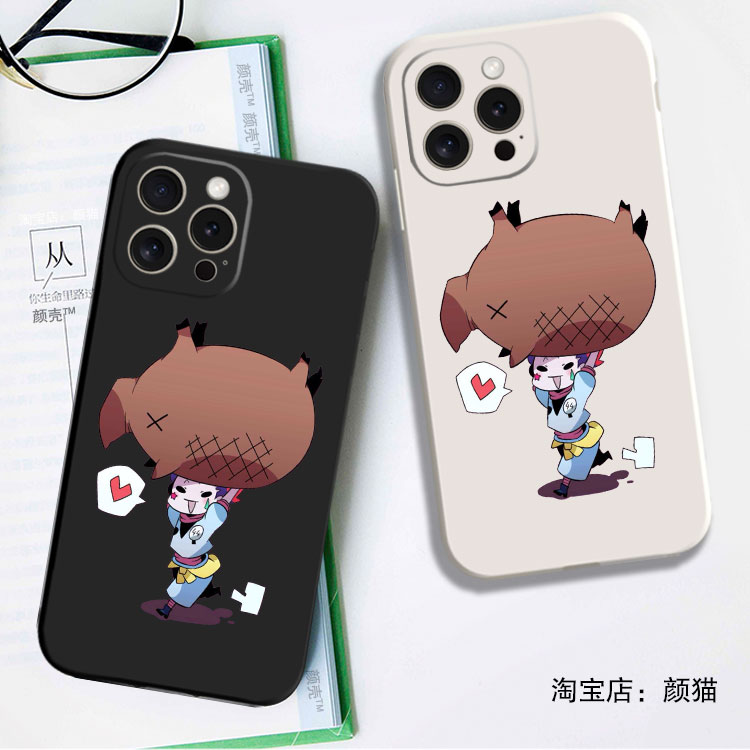 全职猎人 西索动漫周边黑白侧边印刷11手机壳16适用iphone13PRO苹果15maxr红米K70一加ace3小米14液态IQOO12
