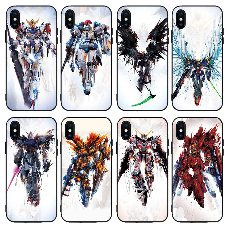 GUNDAM高达手机壳适用iPhone8巴巴托斯XSMAX苹果6SE软11硅胶7PLUS