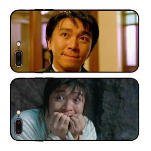 周星驰喜剧之王适用于8手机壳XS MAX苹果6s挂绳5s磨砂7PLUS硅胶软