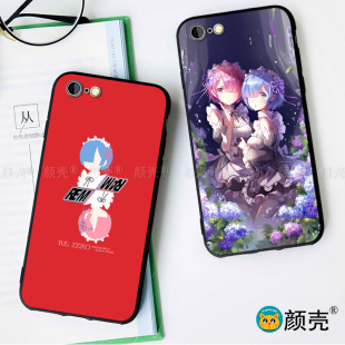 拉姆雷姆XR适用11PROMAX手机壳7/8plus软壳iphoneXS动漫6S二次元X