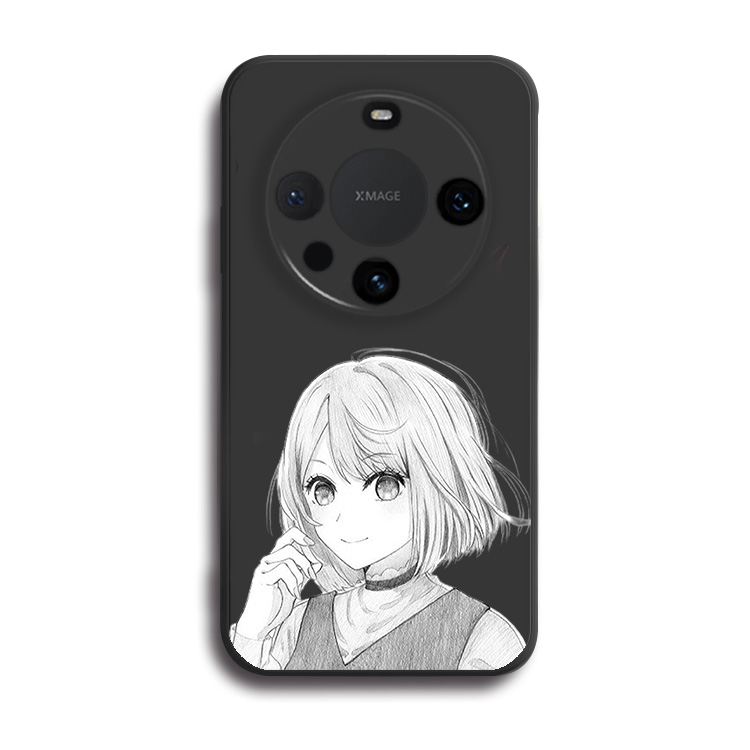 黑川茜赤音我推的孩子液态硅胶手机壳适用MATE60PRO华为NOVA12保护套MATE70黑白VIVOPPO小米15荣耀200苹果16P