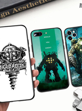 生化奇兵游戏手机壳适用XR防摔XS苹果SE磨砂11PROMAX硅胶6S78PLUS