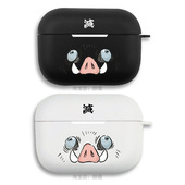 鬼灭之刃伊之助耳机套适用Airpods保护壳2代苹果无线3代pro软硅胶