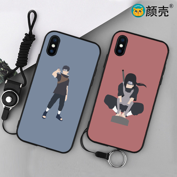 火影忍者/鼬/止水XR适用XSMAX手机壳8plus磨砂iphone6s硅胶X软壳5