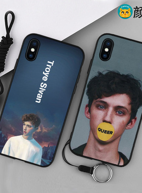 Troye Sivan戳爷6s适用xsmax手机壳8plus磨砂iphone5s软壳7p挂绳6