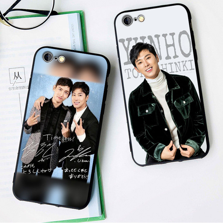 东方神起回归6s适用x手机壳8plus磨砂iphone11软壳7挂绳6全包边套