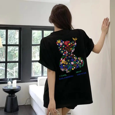 短袖T恤女纯棉夏季宽松潮牌显瘦