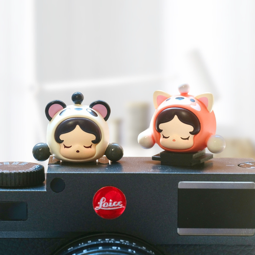 正品泡泡玛特萌粒相机热靴