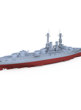 预售SSC600524/S 1/600模型美国 BB-33阿肯色号怀俄明级战列舰