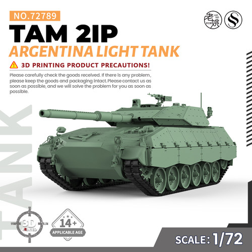 SS72789 1/72 军事模型 阿根廷 TAM 2IP轻型坦克