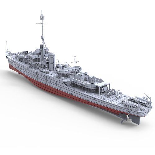 SSC600630/S 1/600 军事模型 英国江河级“斯 佩”号K246护卫舰