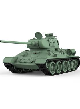 预售SS56755 1/56 军事模型 苏联 T-34-85/ZiS-S-53 中型坦克