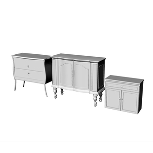 收纳柜 场景模型 6pcs 各比例 老姚手工坊