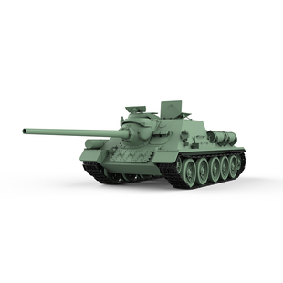 MRY-SFW SS24753 1/24 军事模型 苏联 SU-100 坦克歼击车