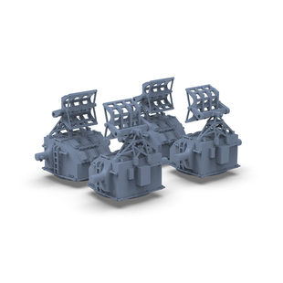 老姚手工坊 美国MK37雷达 底部配MK22 雷达天线 4pcs