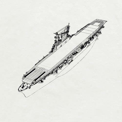 预售SSC2000204/S 1/2000 意大利 海军 天鹰级 天鹰号 航空母舰