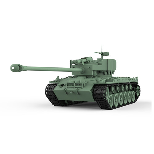 SS32518 1/32 军事模型 美国 T26E4 M26 超级潘兴 重型坦克