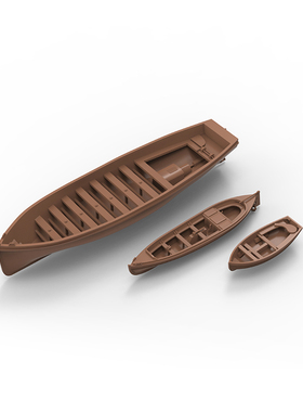 英国海军 通用 舰载 小艇 救生艇 三样式各两艘 样式二   6pcs