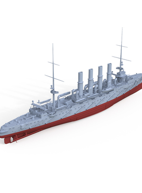 预售SSC144504/S-A 1/144 军事模型 沙俄 瓦良格号 防护巡洋舰