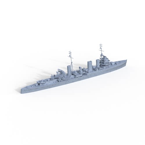 1/350比例二战英国绿宝石 (E 级) 进取号D52）1944巡洋舰 配兵人