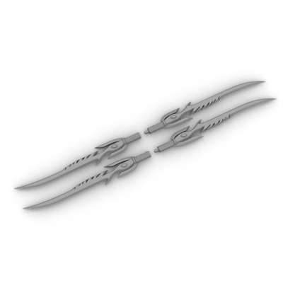 柳翼刀 动作人偶武器