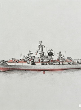预售RHWS200056/S-A 1/200 军事模型 苏联 克列斯塔II级巡洋舰