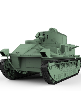 预售SSMODEL SS24578 1/24 军事模型 英国 维克斯 MKII 中型坦克