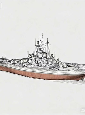 预售SSC1250136/S 1/1250 美国 南达科他级南达科他号战列舰