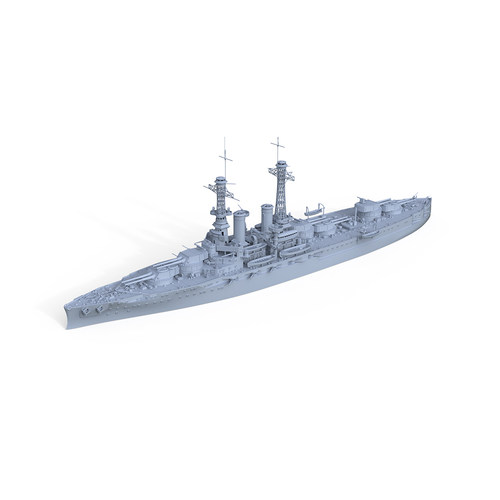 1/350比例军事模型 美国 BB-32 怀俄明级战列舰 配兵人