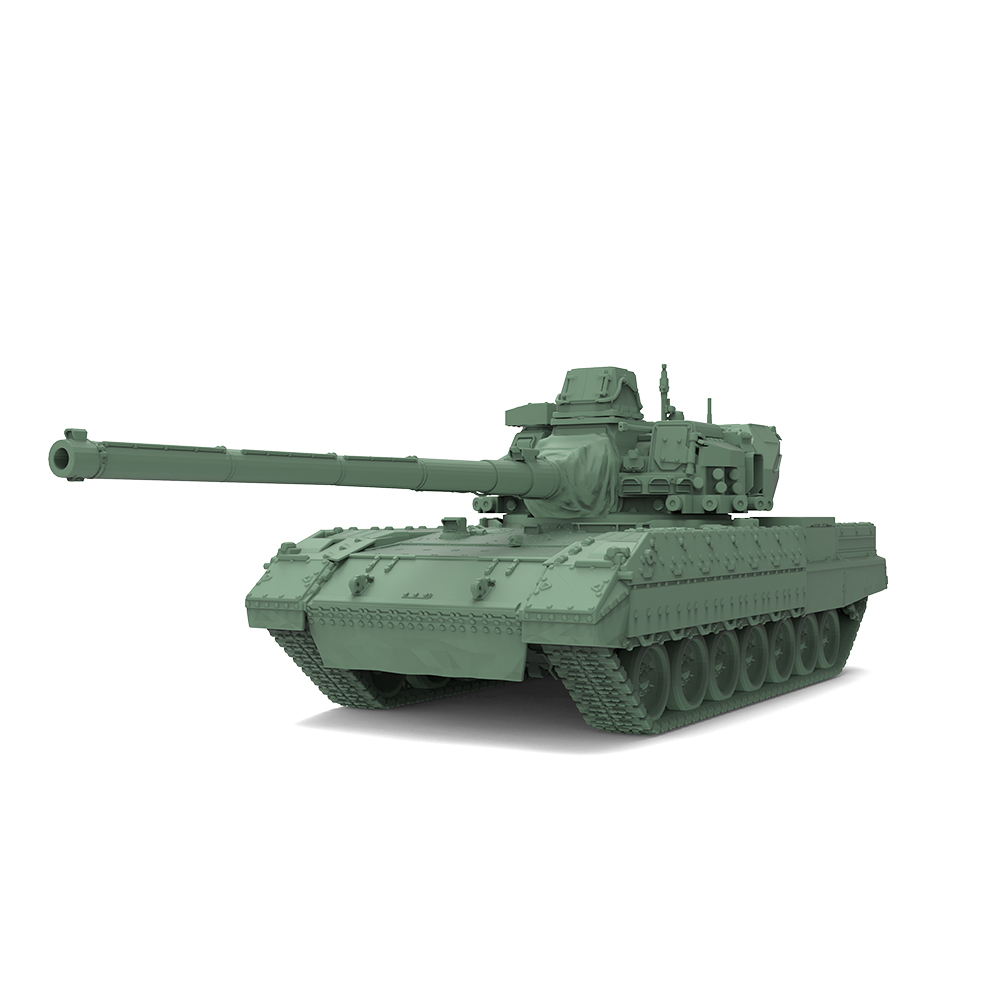 SS350878 1/350 军事模型 俄罗斯 Object195主战坦克 V2.0 4pcs