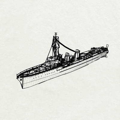 预售 SSC350749/S 1/350 法国美洲虎级驱逐舰 “黑豹” 号1940
