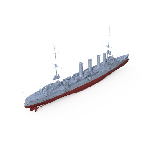 1/350比例军事模型 德国 德累斯顿号轻型巡洋舰 配兵人