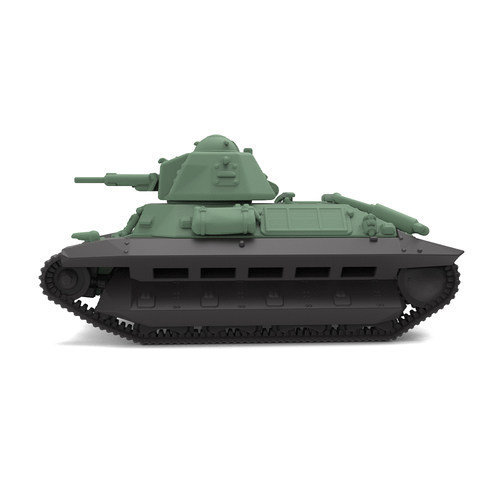 预售SS1250795 1/1250 军事模型 法国 R35搭载FCM炮塔坦克  6pcs
