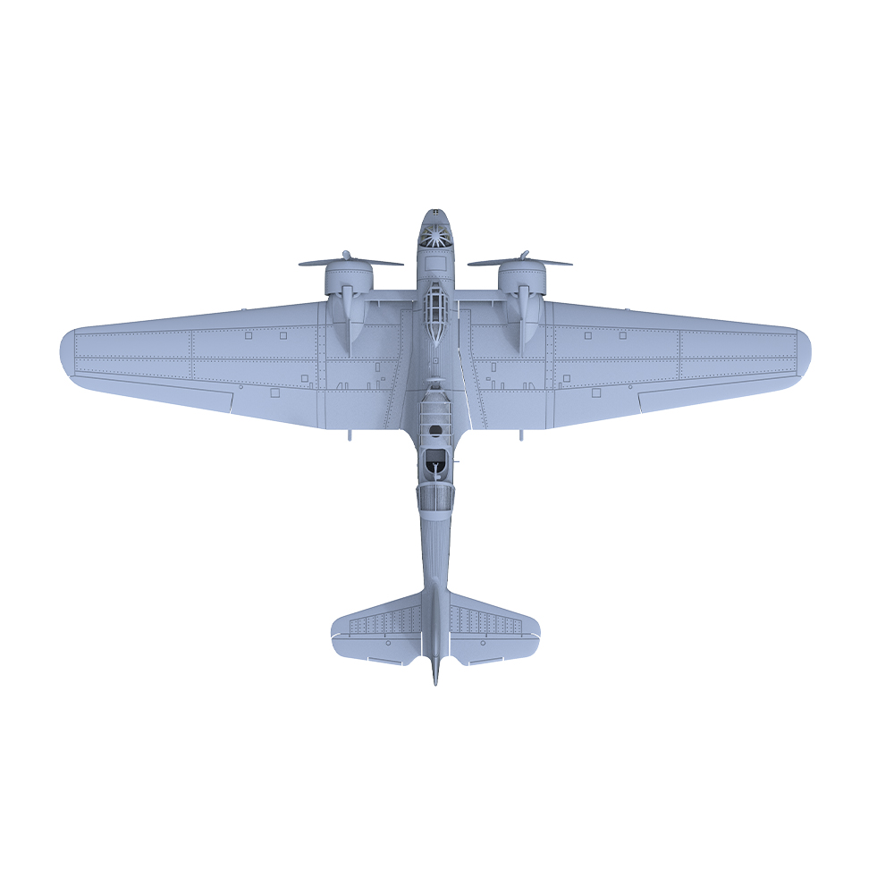 LYR144259 1/144 军事模型 美国马丁B-10B型轰炸机   1pc