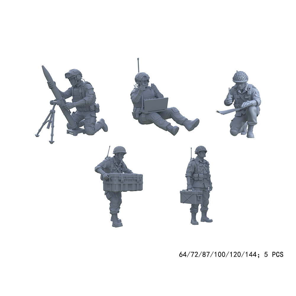 军模兵人 5 人套装 3D 打印 反坦克手 / 通讯兵 / 测绘兵 /后勤兵,玩具/童车/益智/积木/模型,其他模型玩具,淘宝优惠券,粉丝福利购,淘宝优惠卷