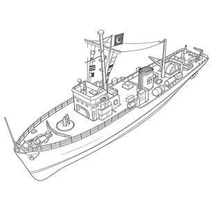 预售SSC1250166/S 1/1250 军事模型 美国 副官级沿海扫雷舰