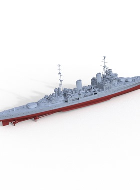 预售SSC200603/S 1/200 英国海军格洛斯特级城级利物浦号轻巡洋舰