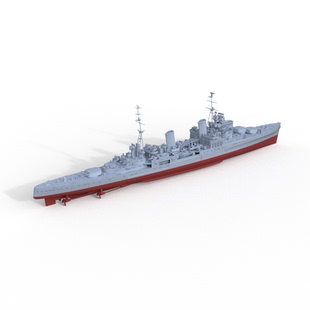预售SSC200603/S 1/200 英国海军格洛斯特级城级利物浦号轻巡洋舰