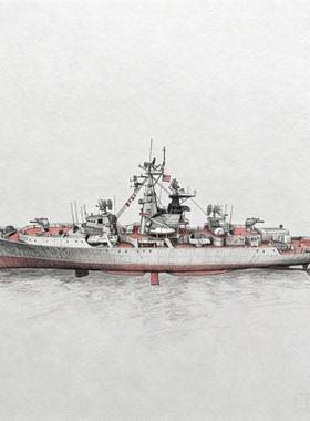 预售RHWS200055/S-A 1/200 军事模型 苏联 克列斯塔I级巡洋舰