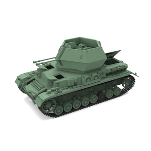 SS87805 1/87 军事模型 德国 四号防空坦克东风Ⅱ 自行防空炮