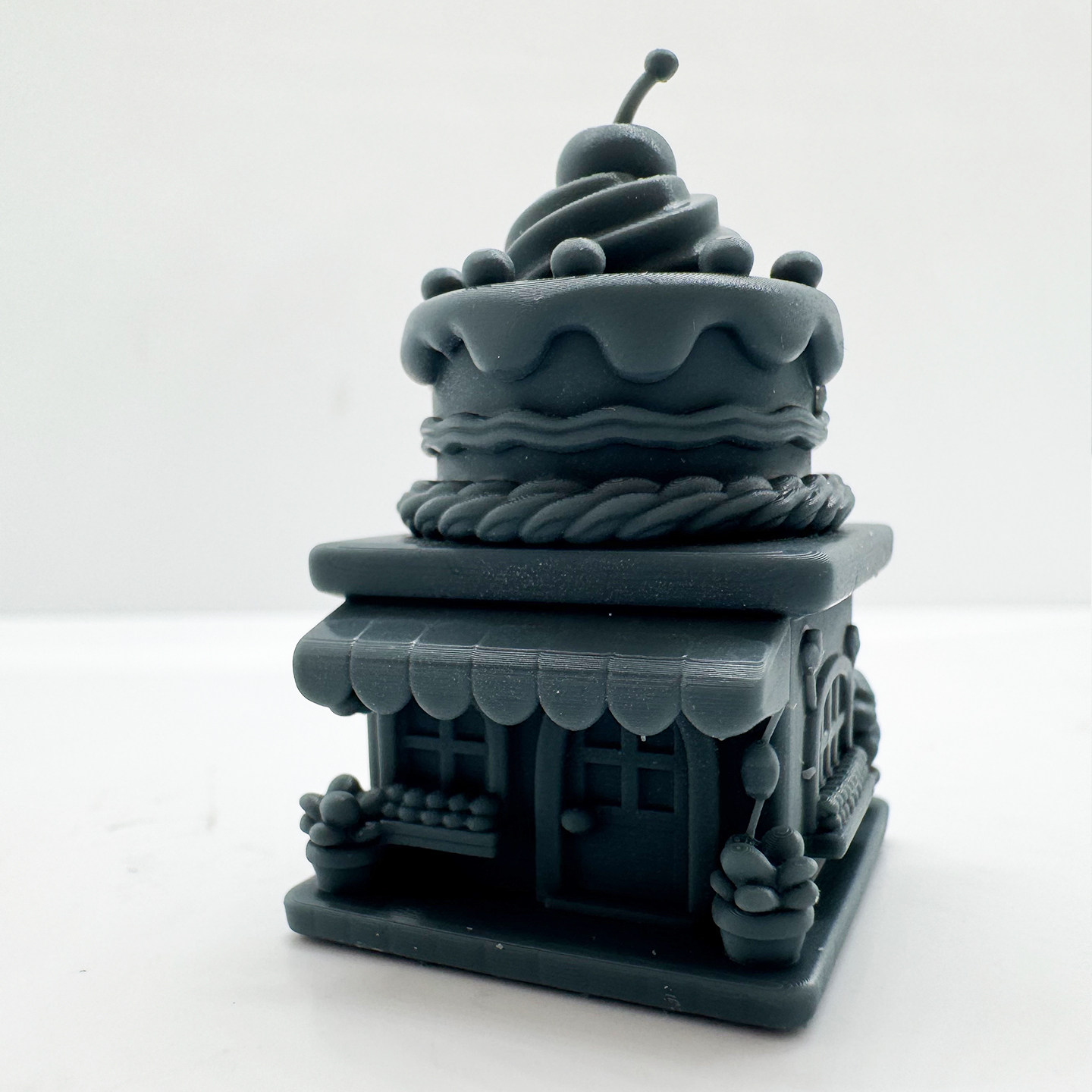 3D打印 蛋糕主题甜品屋模型 微缩场景 娃娃屋装饰摆件