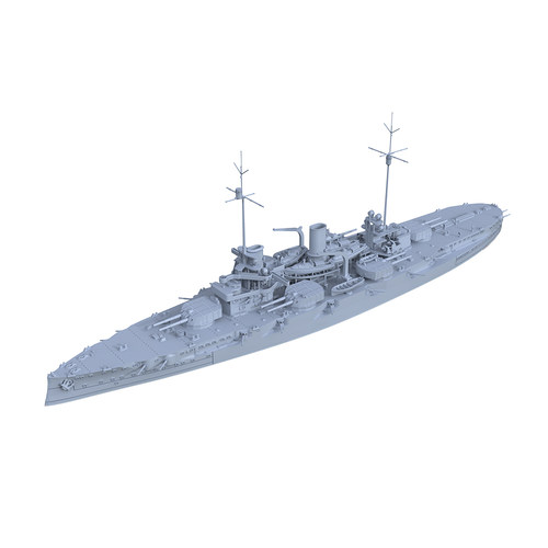 1/350比例德国海军 威斯特法伦号 拿骚级大型战列舰 配兵人