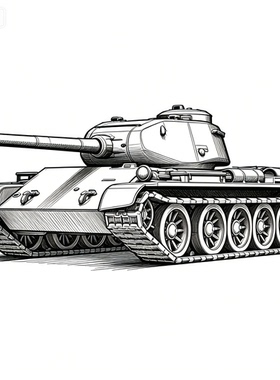 预售SS48882 1/48 军事模型 苏联T-44中型坦克