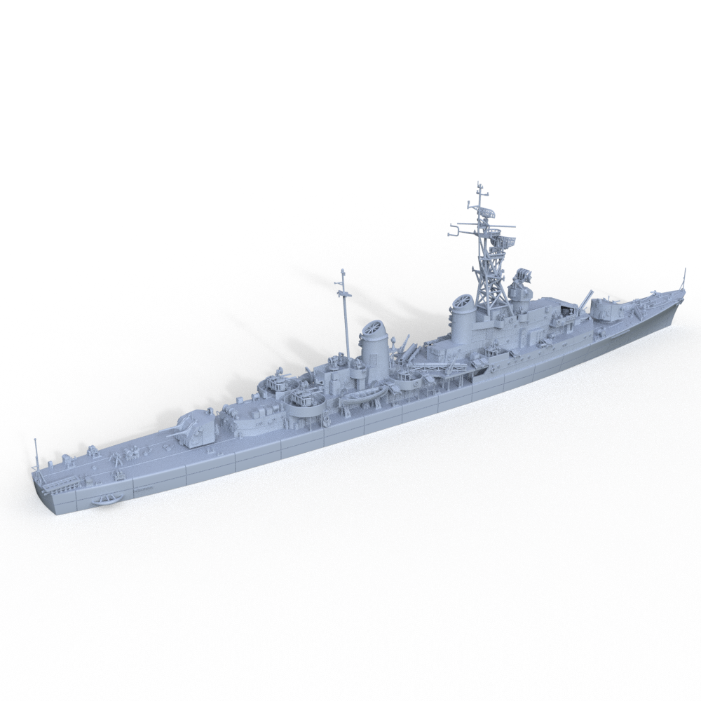 1/350比例意大利冲锋级驱逐舰 “冲锋” 号1958 水线版 配兵人